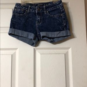 Denim shorts